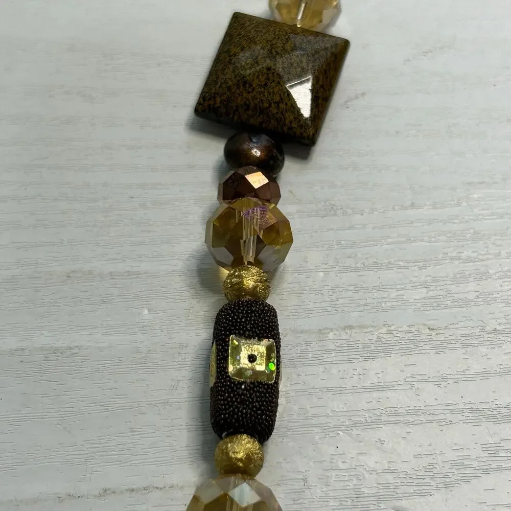 Jesse James Beads Designer Strand Lot Earth Tone NOS